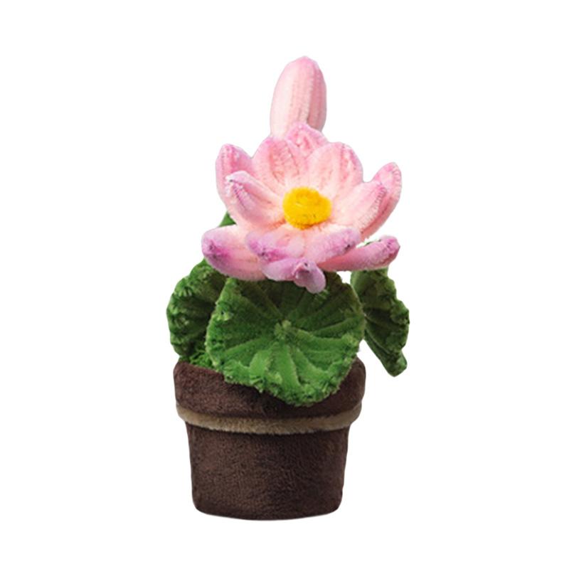 1 комплект креативных плюшевых палочек из синели, плюшевых мишурных стеблей, обучающих товаров для рукоделия своими руками