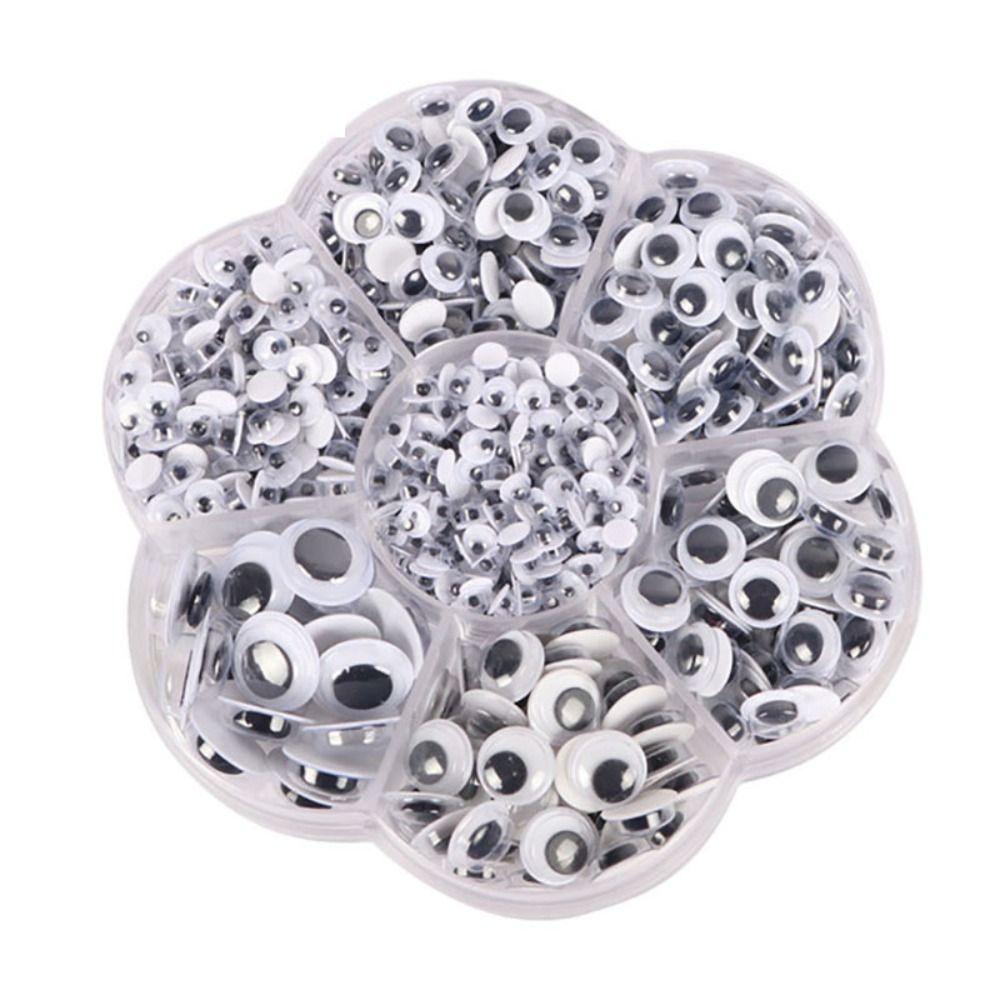 Глазки для изготовления кукол и плюшевых игрушек, самоклеящиеся, подвижные, для плюшевых игрушек 200PCS