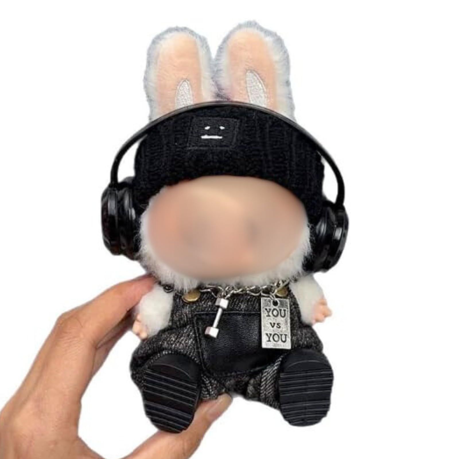 Милая плюшевая одежда для 17-сантиметровых плюшевых кукол, совместимая с Labubu, костюмы для плюшевых игрушек